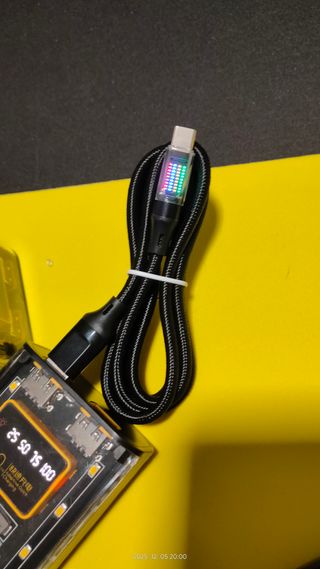 Cable USB C con Luces LED