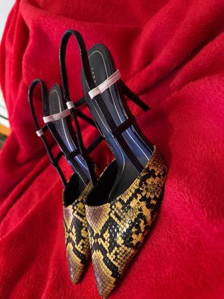 Tacones Zara Talla 38 Animal Print
