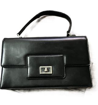 Bolso de mano vintage negro