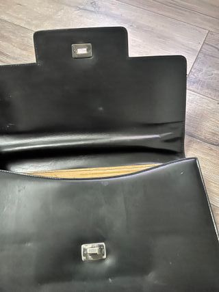 Bolso de mano vintage negro