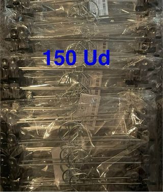 150 Perchas Pinza Metálicas