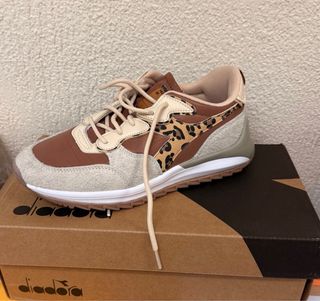 Diadora Jolly Animalie Beige/Marrón