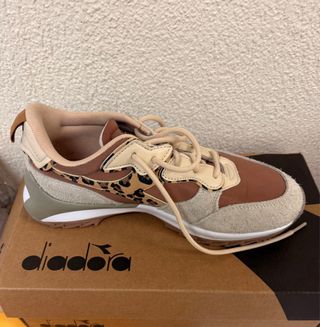 Diadora Jolly Animalie Beige/Marrón