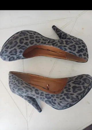 Décolleté leopardate tacco alto 10 cm