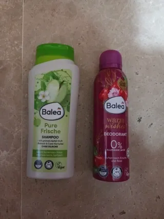 Balea Shampoo y Desodorante