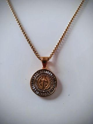 Collar San Benito Chapado Oro 18k 60cm