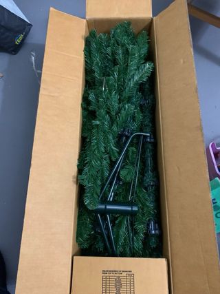 Árbol de Navidad Artificial Verde de 2,10m