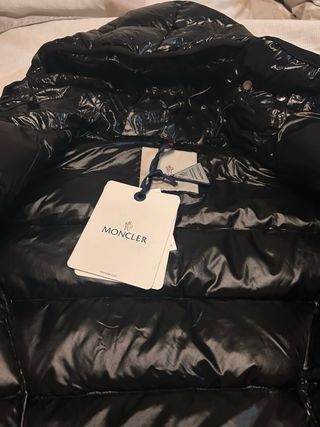 Plumas Moncler Negro Mujer