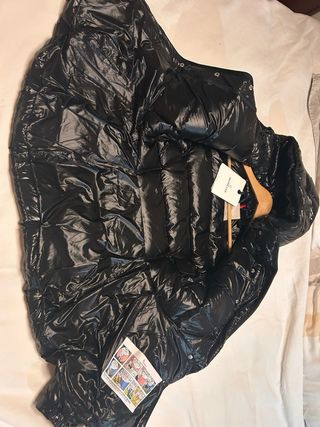 Plumas Moncler Negro Mujer