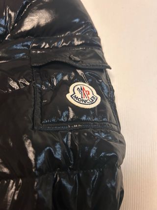 Plumas Moncler Negro Mujer