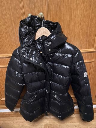Plumas Moncler Negro Mujer