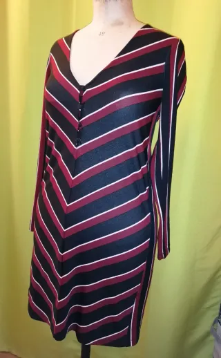 Vestido Mango Zig Zag Talla M