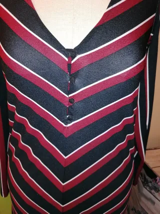 Vestido Mango Zig Zag Talla M