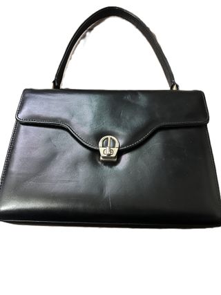 Bolso de mano vintage negro
