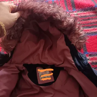 Abrigo niña azul marino talla 4/5