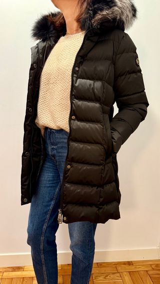 Plumífero entallado Henry Arroway Negro