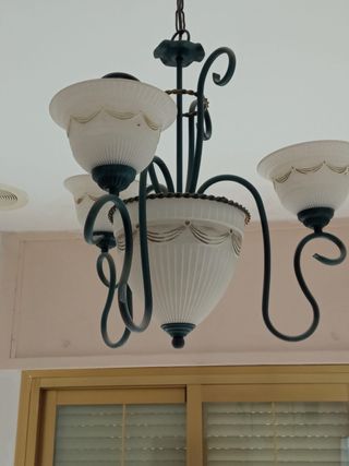 Lámpara colgante blanca