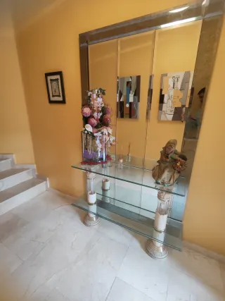 Mesa de entrada cristal