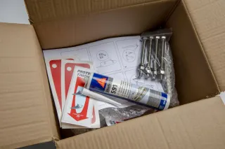 Aletas para proteger el timon de las orcas.