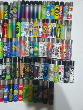 106 accendini Clipper assortiti