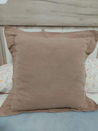 Cojines 60x60cm Beige/Marrón