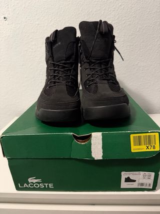 Botas Lacoste Talla 44 Negras