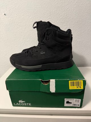 Botas Lacoste Talla 44 Negras