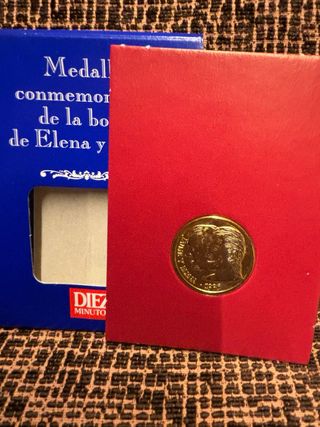 Medalla Boda Elena y Jaime 1995