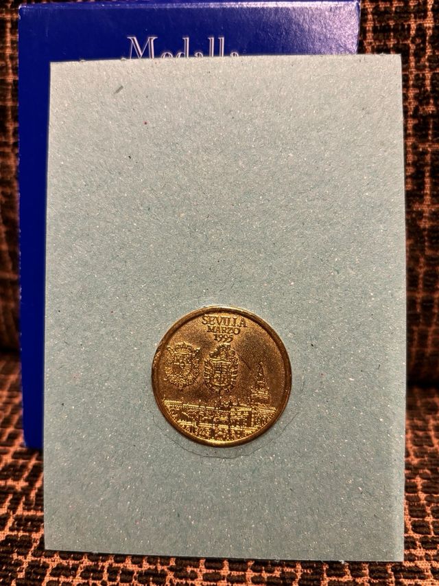 Medalla Boda Elena y Jaime 1995