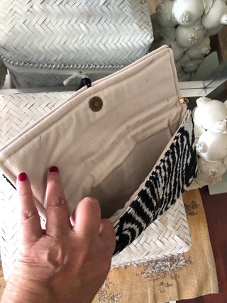 Bolso de terciopelo de seda