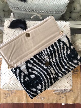 Bolso de terciopelo de seda