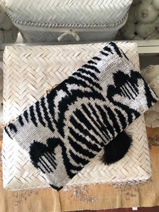 Bolso de terciopelo de seda