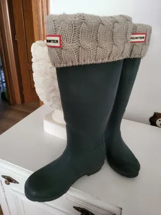 Botas Hunter Verdes Talla 38 Guess Tous MK