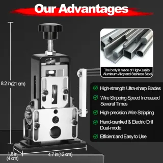 Máquina Pelacables Manual y Eléctrica