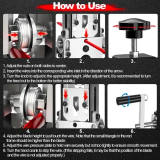 Máquina Pelacables Manual y Eléctrica