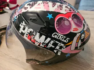 Casco Moto Diseño Girls Power