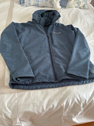 Chaqueta Columbia Hombre Azul/Gris Talla XL
