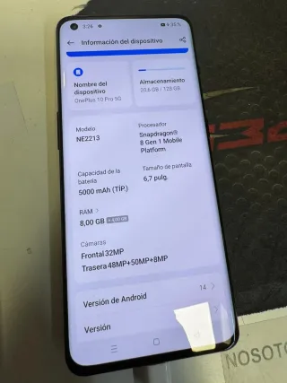 OnePlus 10 Pro Negro 128gb + 8+4gb - OFERTA