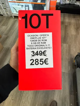 OnePlus 10t 5G Negro 128gb + 8+4gb - Oportunidad