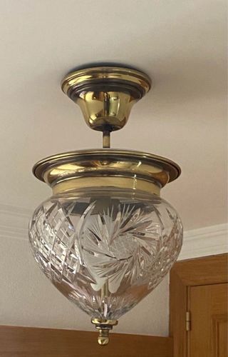 Lámpara de techo cristal Bohemia