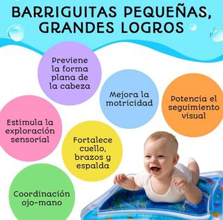 Alfombra Agua Bebé Sensorial Inflable
