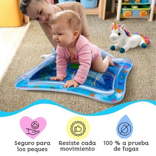 Alfombra Agua Bebé Sensorial Inflable