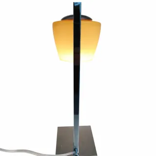 (1)Candeeiro vintage metal e vidro