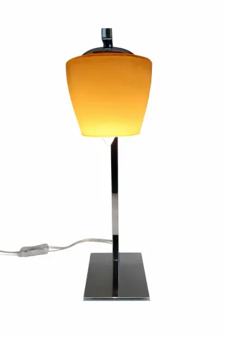 (1)Candeeiro vintage metal e vidro