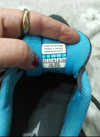 Scarpe da ginnastica uomo/donna nere e blu