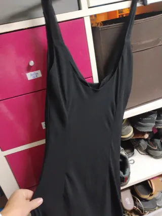 Vestido fiesta ceremonia negro T.38-40