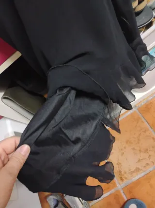 Vestido fiesta ceremonia negro T.38-40