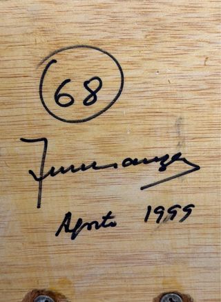 Figura Madera Mujer Suplicante