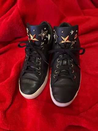 Zapatillas Michael Kors Piel Negro y Dorado