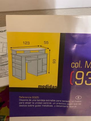 Escritorio de madera